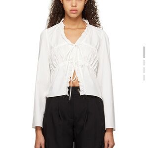 OPEN YY / Ruched Blouse / Size 1